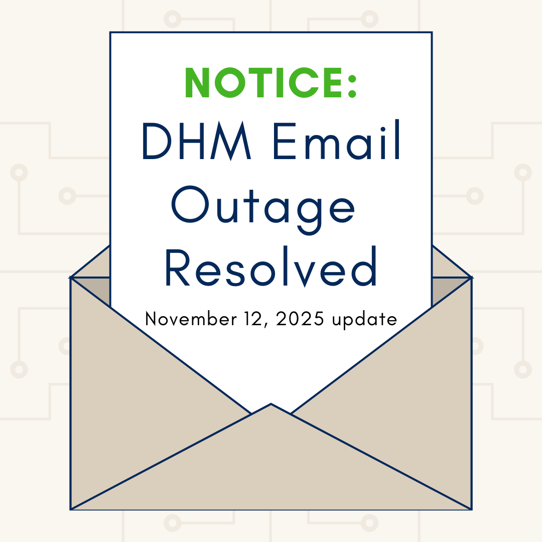 Dartmouth Heritage Museum Email Outage Resolved November 12 2025 update
