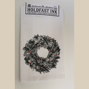 Balsam Wreath Tea Towel