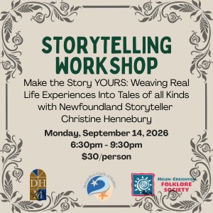 Storytelling Workshop - Make the Story YOURS: Weaving Real Life Experiences Into Tales of all Kinds
